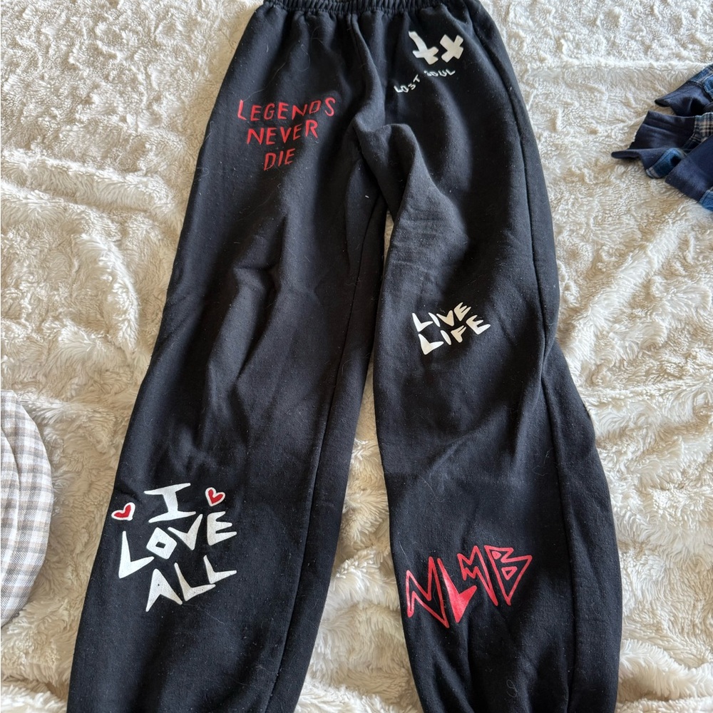 Men’s Black Juice WRLD Graphic Sweatpants